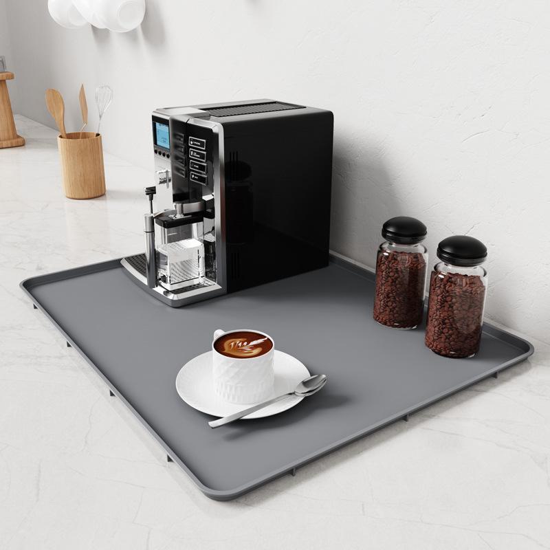Kaffeematte Silikon Bartisch rutschfest Isolierung Abtropfschale Kaffeetasse Trocknen Bodenmatte