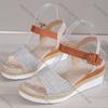 Fashion 2025 Fashion Sandals Summer Shoes Women Wedge Shoes Woman Party Women's Sandals Soft Retro Footwear Female Heeled Sandals