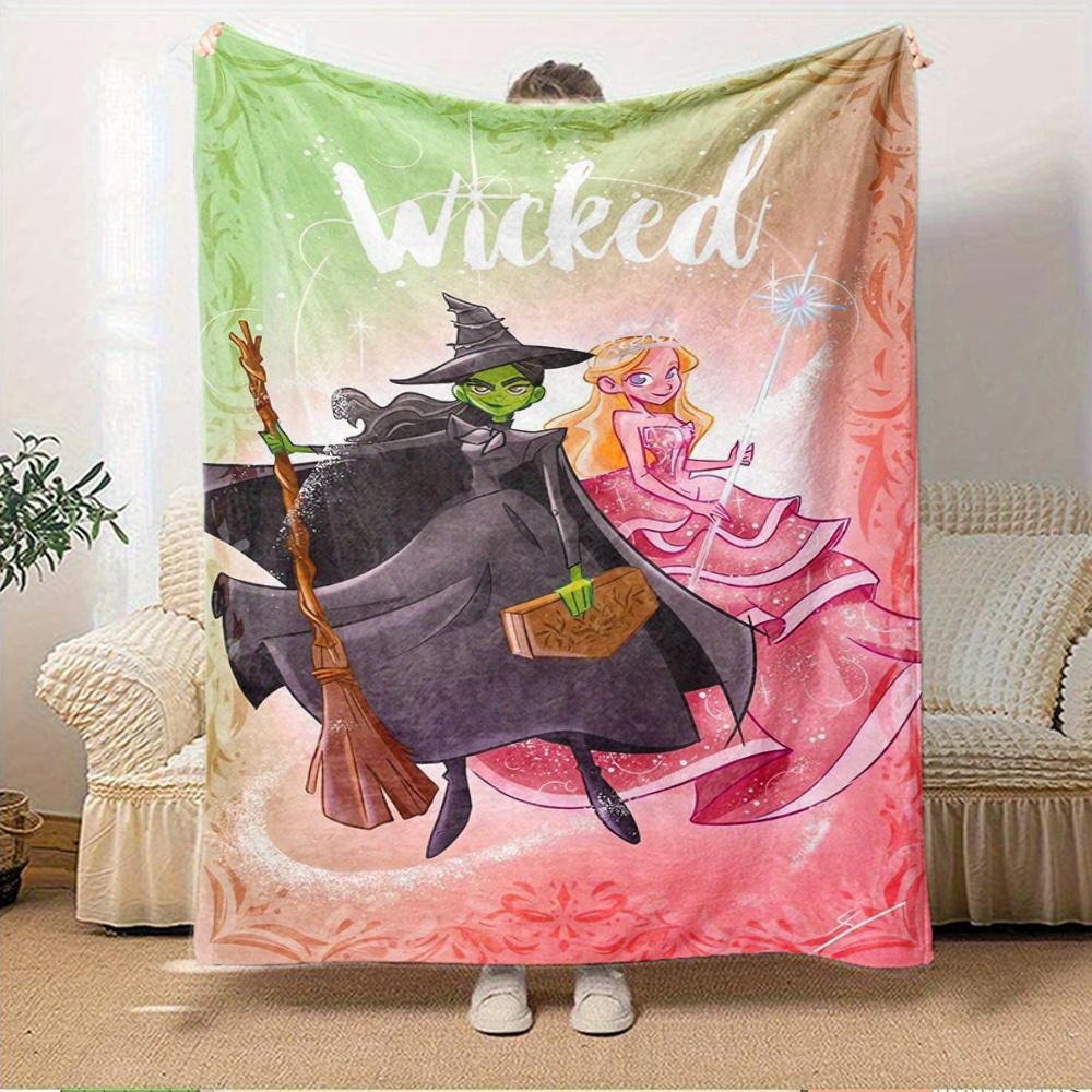 1 Stück Wicked, Hexe, Glinda Druckdecke Geeignet für Alle Jahreszeiten, Perfekt für Zuhause, Reisen oder Camping 268