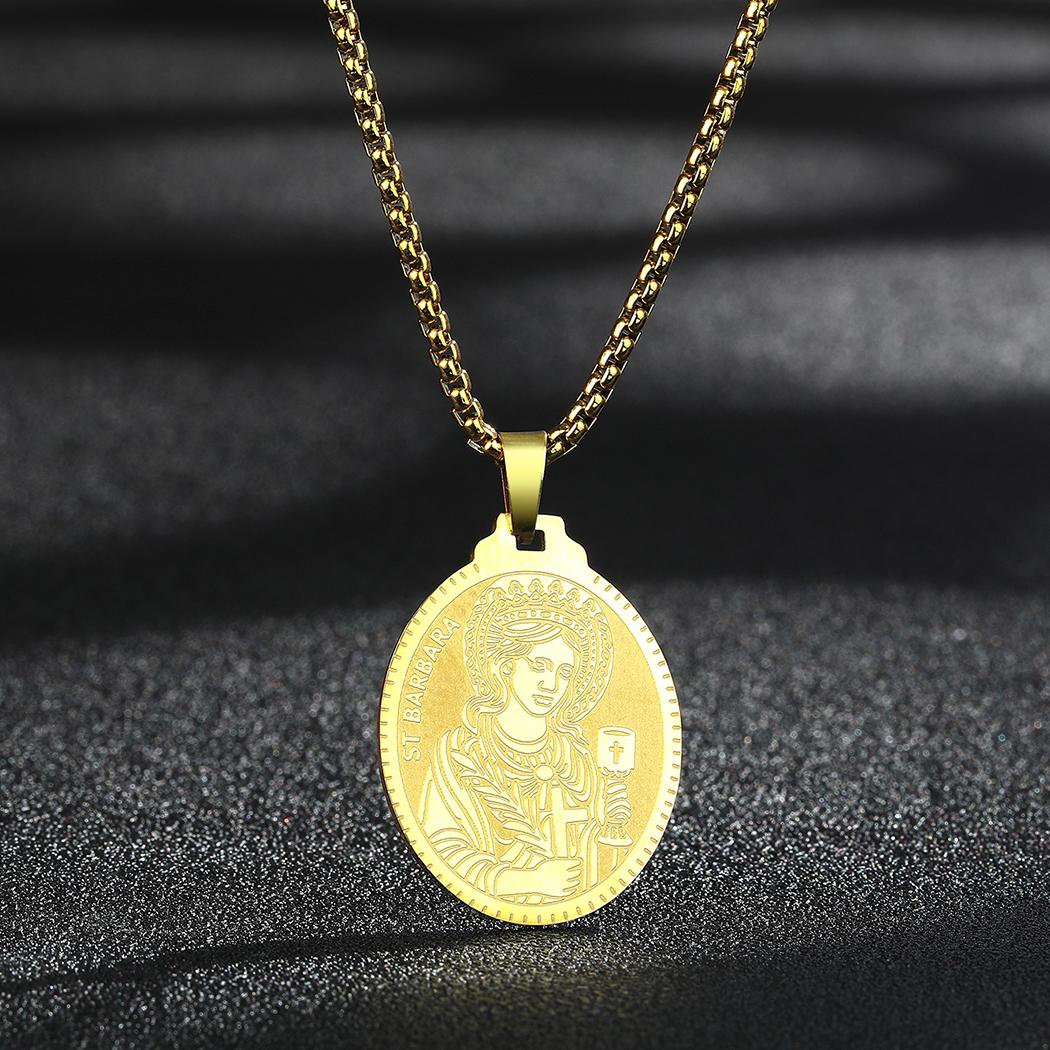 

Подвеска Christian Man, ожерелье Santa Barbara Man, медаль Santa Barbara, ювелирные изделия