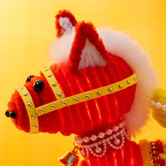 Zestaw lampionu konia DIY Skręcany patyczek Zestaw do rękodzieła lampionu konia Ręcznie robiony świecący lampion konia Świąteczny