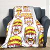 Customiz Name Personality Hulk Hogan Blanket Soft &Warm Sofa Office Bed Travel Lunch Break Blanket, Gift Suitable All Seasons