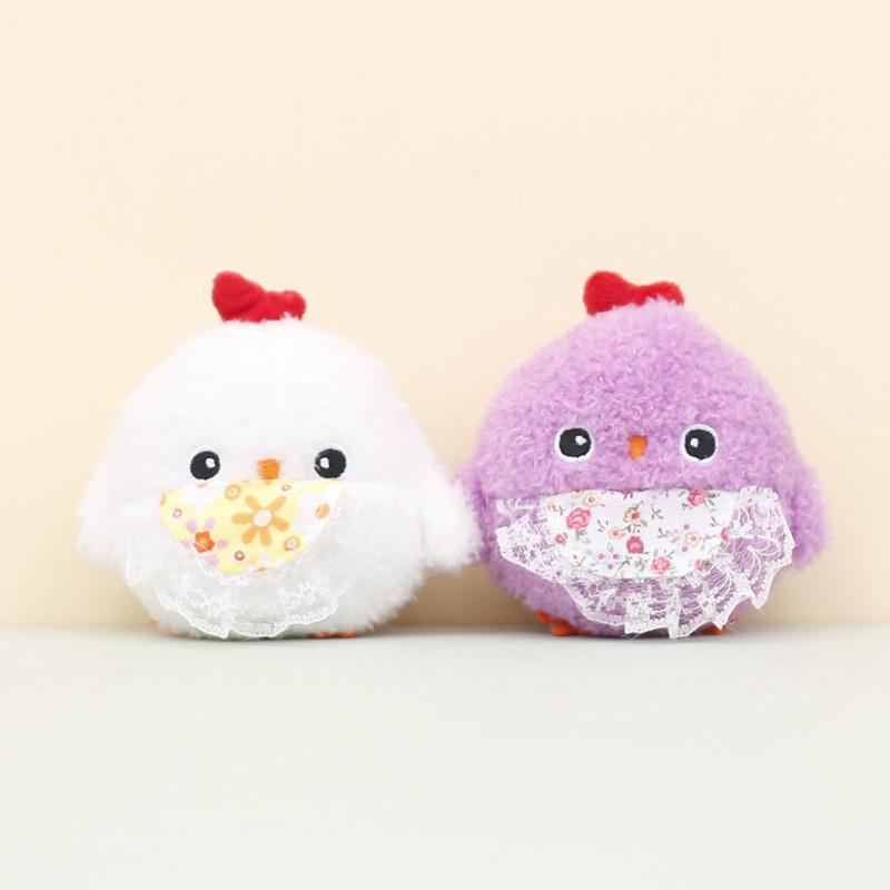 Adorable Plush Chicken Keychain Soft Toy Cute Chick Doll Bag Charm Kids Gift