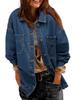 European & American Women's Spring Denim Jacket - Loose Fit