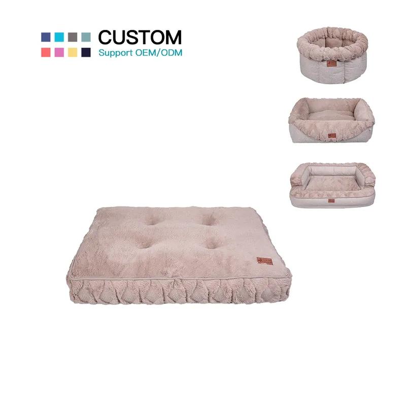 Manufacturer Wholesale Custom logo Plush Pet Beds Accessories