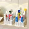 Ointment Holder Desktop Ointment Stand Silicone Material Cosmetics Storage Rack Pen Holder Home Ointment Compartment Organizer