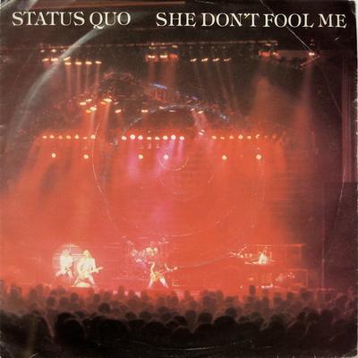 7inch Record STATUS QUO - She Don't Fool Me QUO8 Vertigo 1982 UK Rock Used