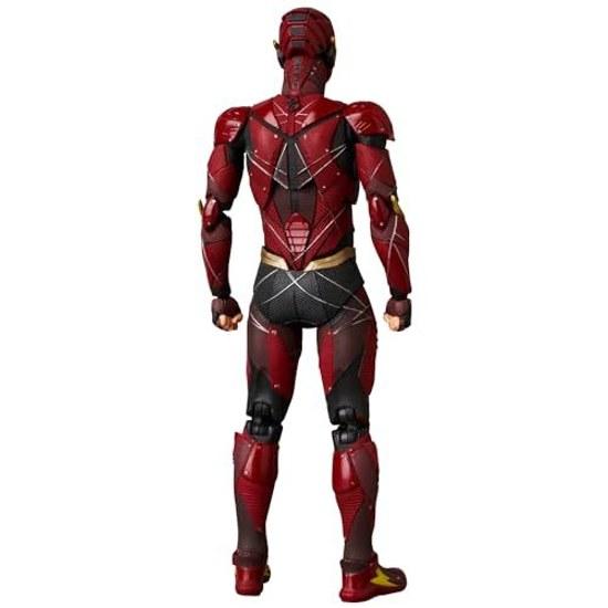 Medicom Toy MAFEX Nr. 243 FLASH Zack Snyders Justice League Version. Ca. 160 mm hohe, nicht maßstabsgetreue, bemalte Actionfigur
