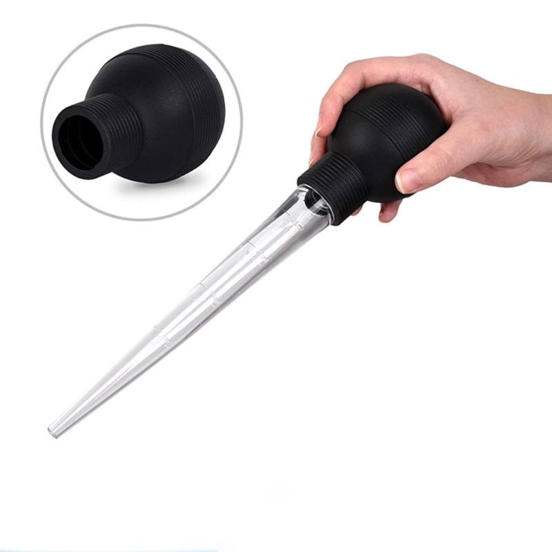 Multipurpose Turkey Flavor Injector Home Cook Turkey Seasoning Injector with Clean Brush Easy To Clean And Store