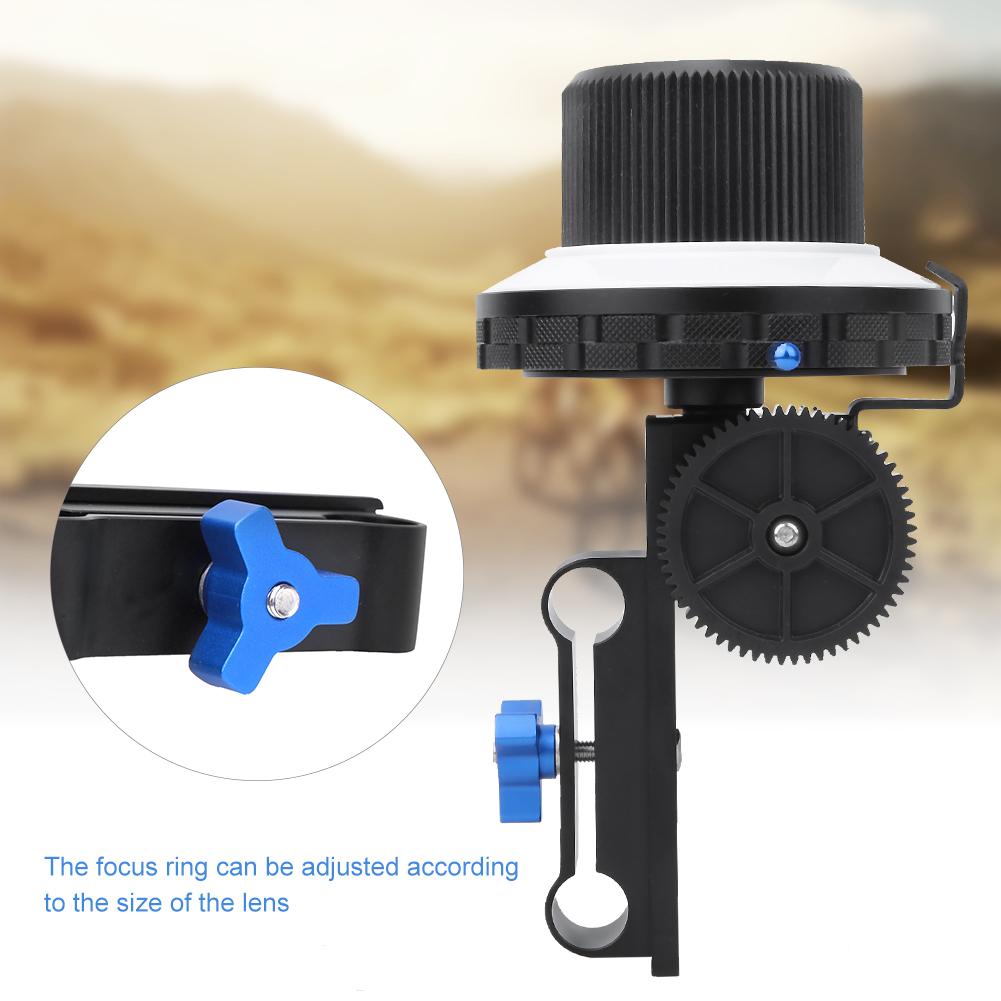 DSLR Universal Damping Design Accurate Focusing Follow Focus with AB Limit for Micro Film Shooting
