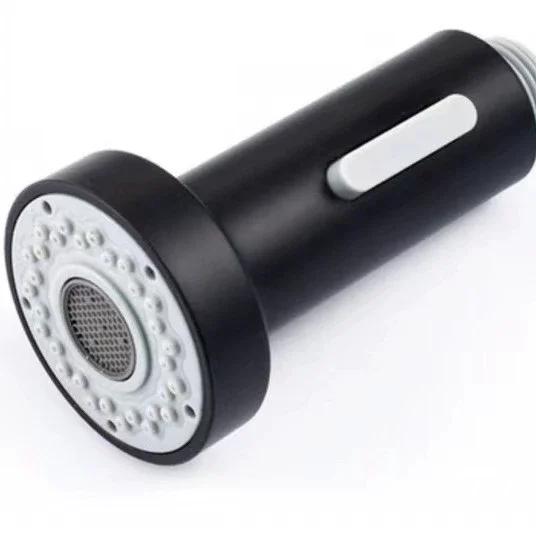 

2PCS G1/2 Pull Universal Out Shower Nozzle Sprayer Bathroom Sink Spare Replacement Outlet Tap Kitchen Water Saving Spray Head чёрный