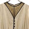 UNITED TOKYO Leaf Pattern Long sleeve JQ one piece beige Women Used