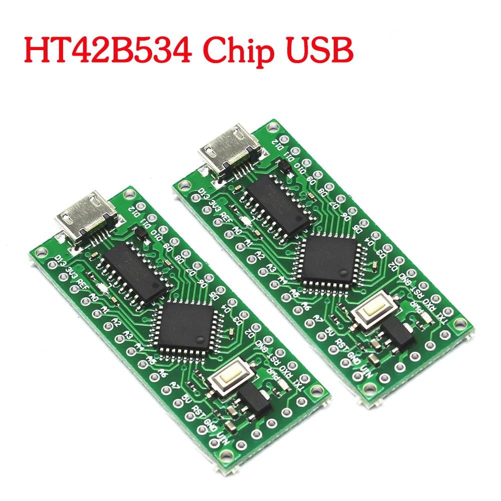 1-5PCS LGT8F328P LQFP32 MiniEVB TYPE-C MICRO USB Compatible HT42B534-1/CH340C Replace NANO V3.0 Controller Board For Arduino
