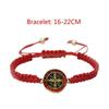 24TE Chinesischer Knoten Rotes Band Glück Reichtum Armband Münzarmband