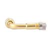 uxcell Valve Stem Extension Valve Stem Extender Stem Extension Adapter Vacuum Metal Car Motorcycle Gold Tone 3pcs 90 Degree