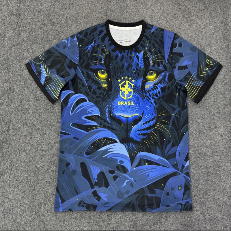 New Brazil Special Edition Jersey: Peace Dove Cartoon T-shirt with Star Player Number