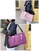 Nylon Shoulder Large Business [SpringSwalloow] Women's Bag, Handbag, Adult, Casual, Water-Repellent, Stylish, Large, Capacity, 2-Way, (Black)