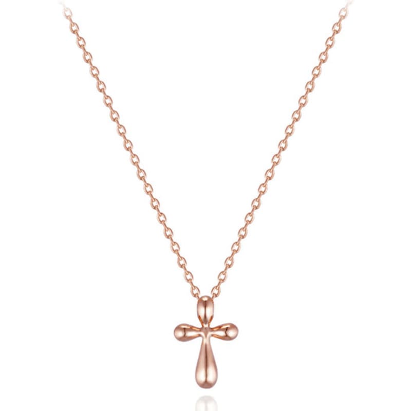 CRANNE Volume Cross Necklace C24NB117