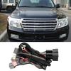Car LED Light Headlight Wiring Harness Lighting Boost With For H4 Adapters Four Lights