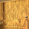 3M New Year's Garland LED Curtain String Lights Fairy Decoration USB Holiday Garland Lamp 8 Mode For Home Garden Christmas Party