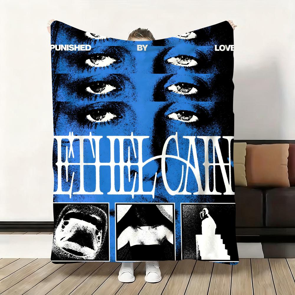 Sänger E-Ethel C-cain Überwurf Flanell Flauschig Weich Decke Warm Hautfreundlich Überwurf für Sofa Bett Büro Nickerchen Winter