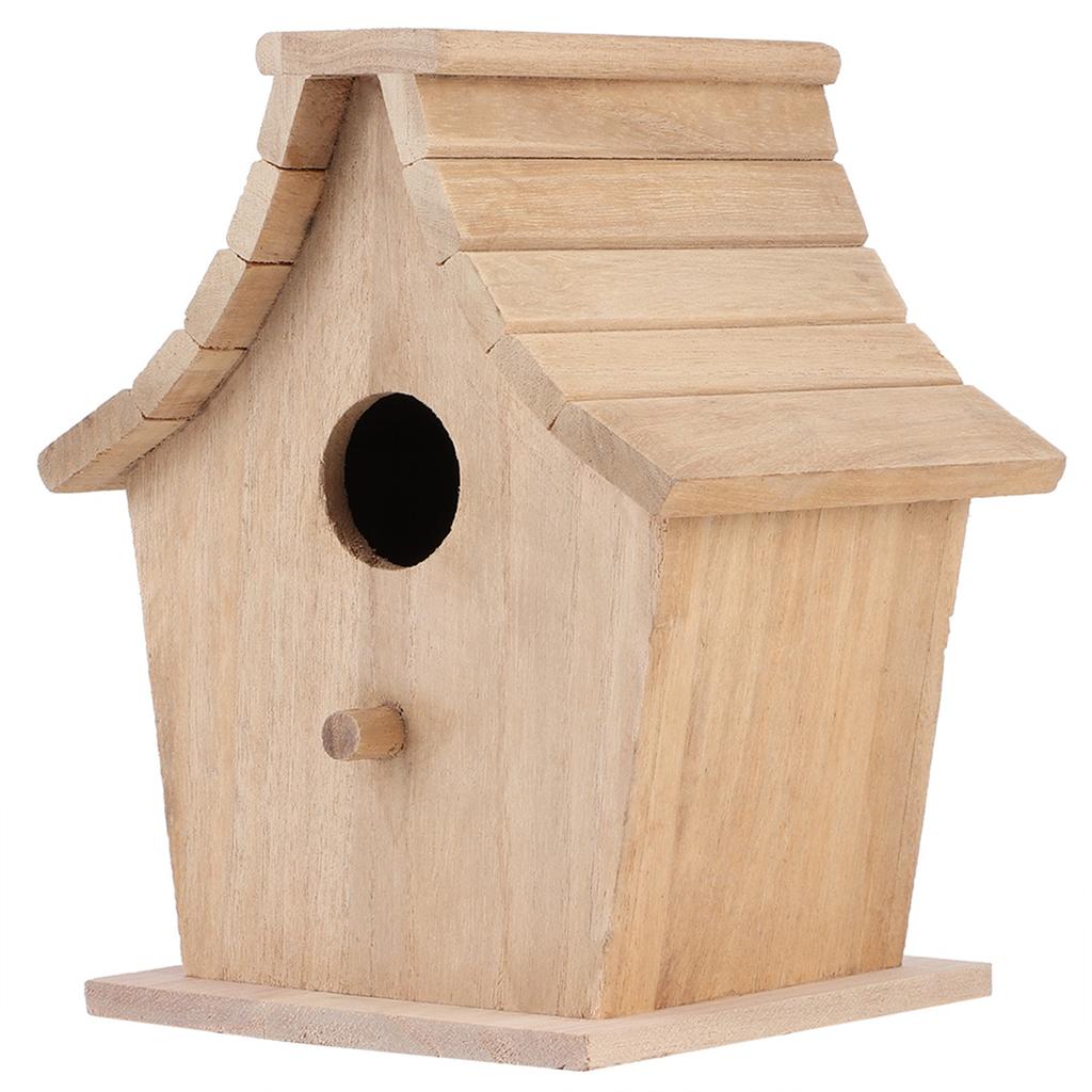 Casetta per Uccelli in Legno Scatola per la Riproduzione Casetta per Uccelli da Appendere Forniture per Animali Domestici per Pappagalli Cocorite Uccelli Piccoli