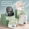 Mini Desk Fan Portable USB Rechargeable Table Fan Small Desktop Electric Fans for Office Home Outdoor Camping Cooling