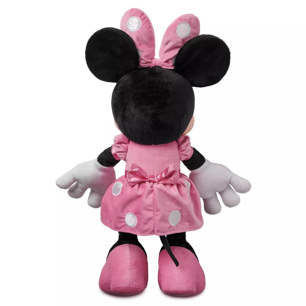 Disney Store Disney Minnie Mouse Plush, Large Pink, 27-inch, 2018 Model