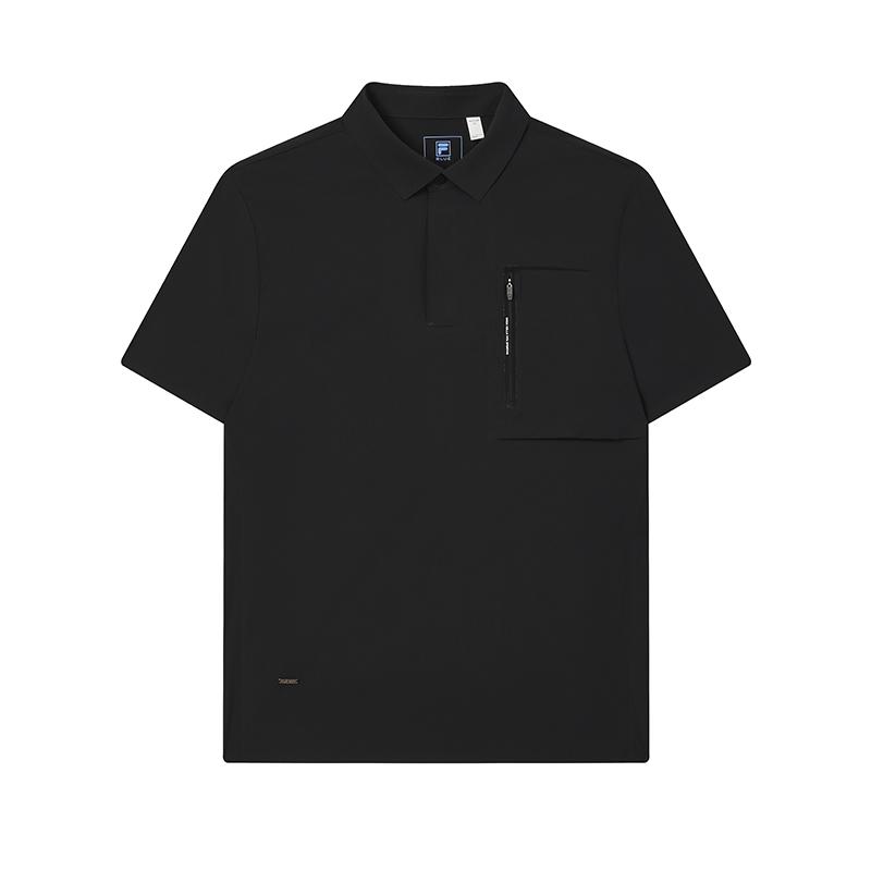 

New FILA Polo Shirts Men s Jet Black F11M432707FBK 170/92A/M