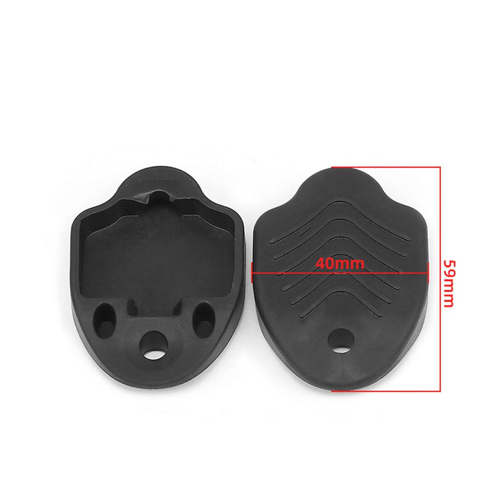 1 Pair Bike Cleat Covers Confortable Skidproof Wear-resistant Simple Installation Self-locking Protection Cover