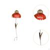 Bird Feeder Hummingbird Nut Flower Garden Stake for Patio Deck Courtyard