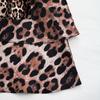Sommerkleid für Damen, sexy, rückenfrei, Leopardenmuster, kurz, ärmellos, süßer Gewürzstil