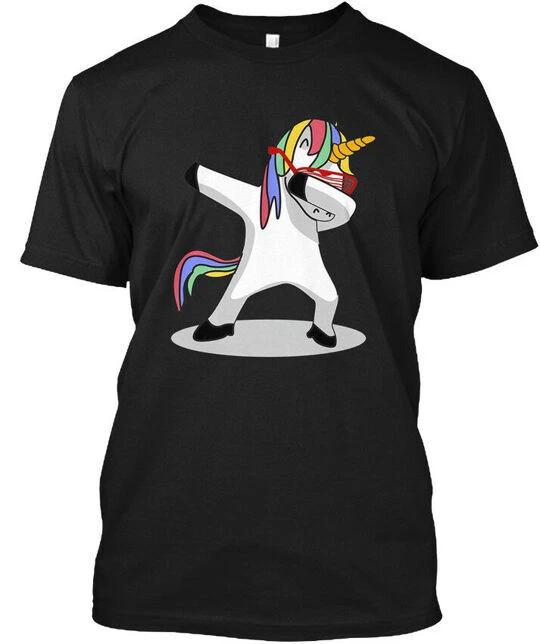 Dabbing Unicorn Dab hip hops T-Shirt Made in the USA Size S to 5XL