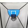 1 sada trampolínového basketbalového koše se 3 mini míčky, opěrka a pumpa odolná vůči povětrnostním vlivům Snadno sestavitelná dětská sportovní zábava Trampolínové příslušenství pro