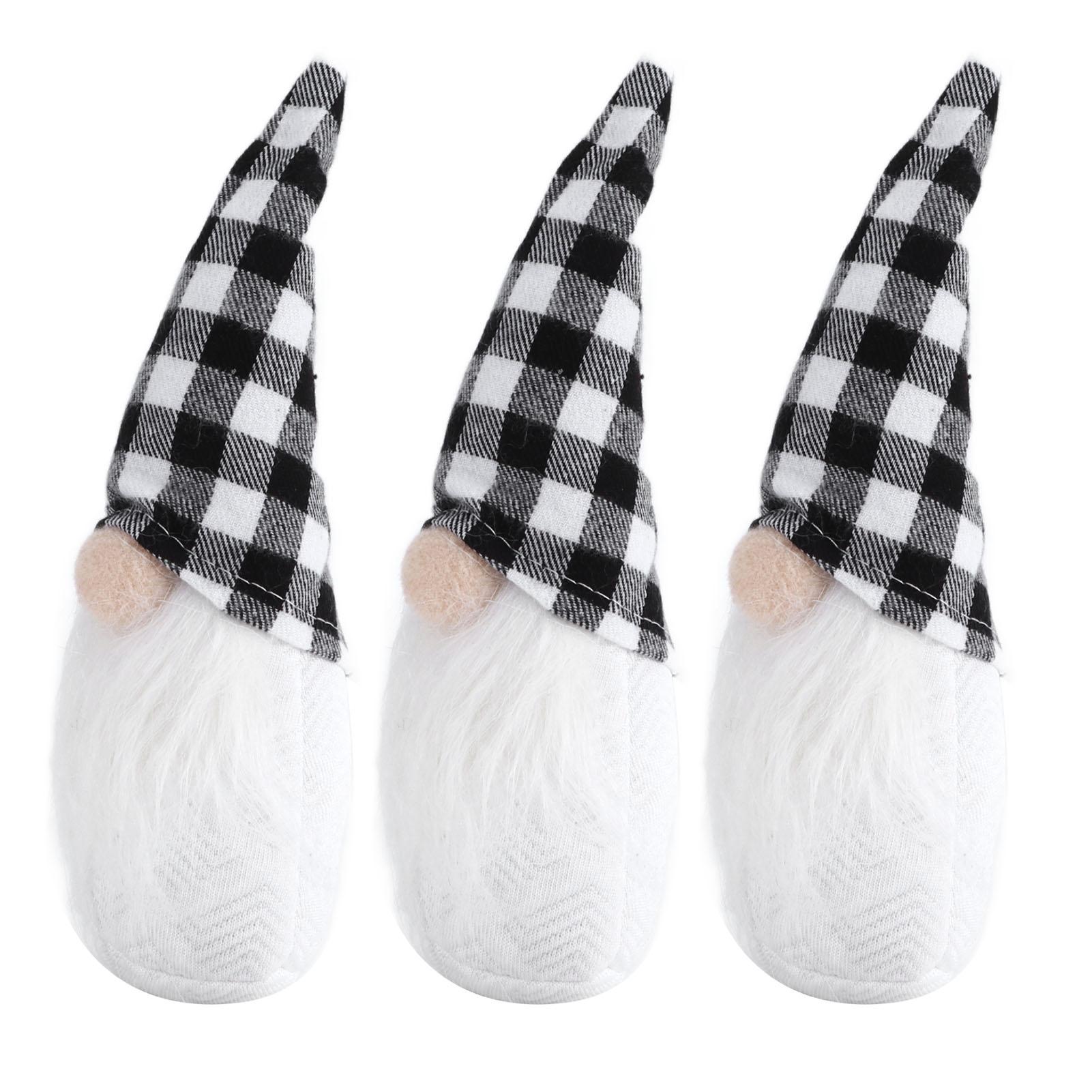 

3Pcs Faceless Doll Unique Design Fine Workmanship Perfect Gift Christmas Decoration Doll