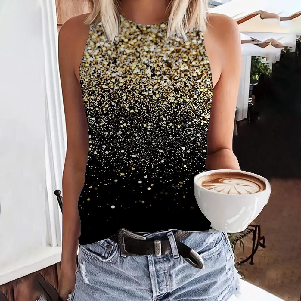 3D printed vest for women's fashionable streetwear