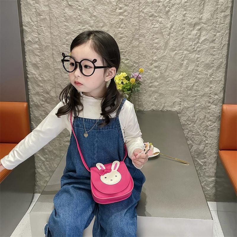 Adorable Cartoon Rabbit Crossbody Bag For Kids Perfect Summer Accessory In Multiple Colors