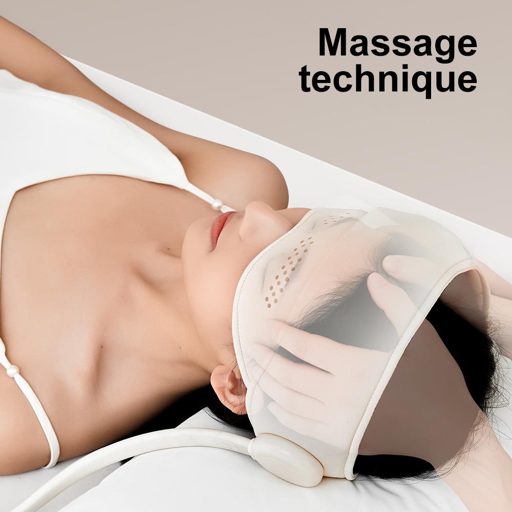 Head massager charging airbag sleep aid home massage helmet hot compress head massager