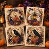 Halloween Ghost Diamond Painting Kit - Cute 3D Pearl Art Craft for Adults Beginner DIY Fall Home Decor Seasonal Wall Decoration Spooky Party Gift