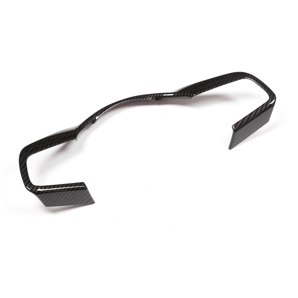 For Jaguar F-Type Carbon fiber ABS Steering Wheel Button Frame Cover Trim 15-21