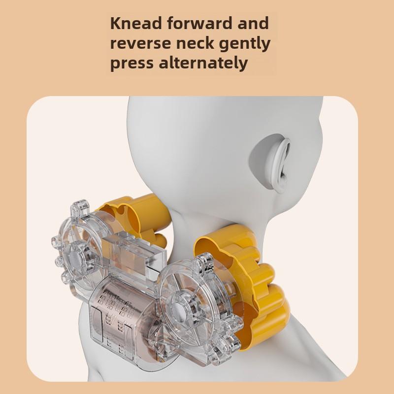 Muti_function Full Body Deep Tissue Cervical Vertebra Massage Pad with Heat and Kneading Foldable Massage Pad for Home and Car