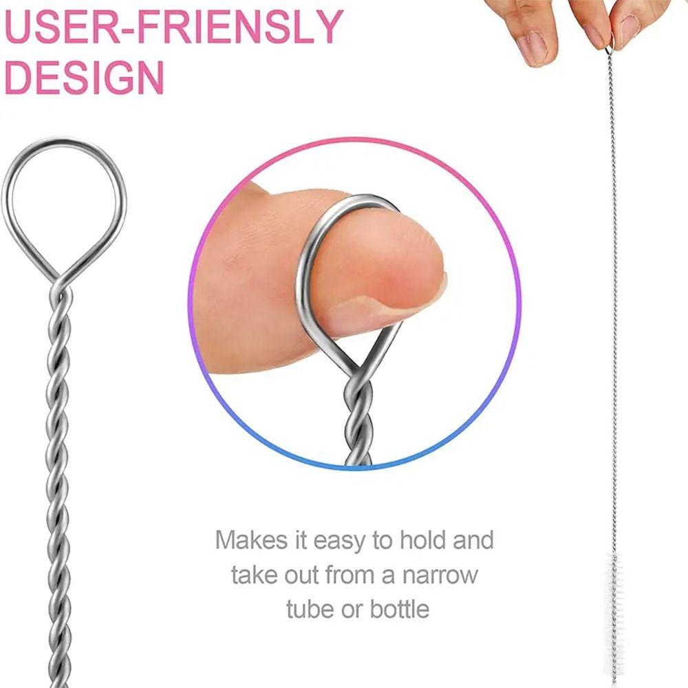 59 Inches Long Feeding Tube Brushes Slim Cleaning Brush  Racking Lines