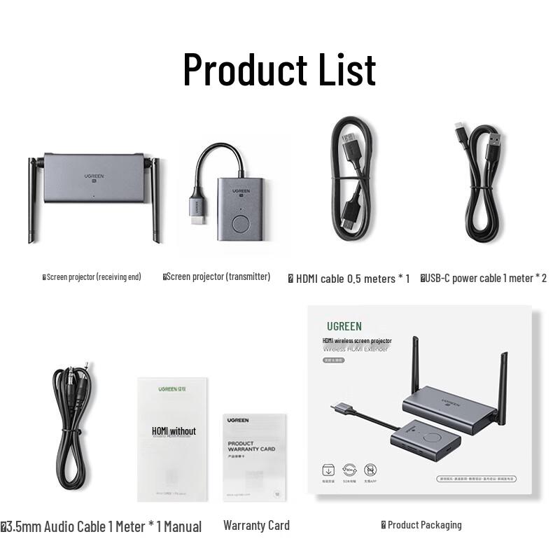 Ugreen CM506 Enterprise HDMI Wireless Screen Projector