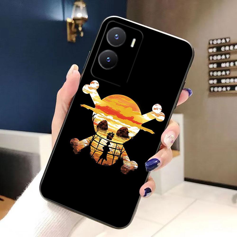 One Piece Luffy Logo Hat Phone Case For VIVO V60 V50 V40 LITE S1 V17 V20 SE V21 V23 V23E V25 V25E V27 V27E V29 V29E V30 Case