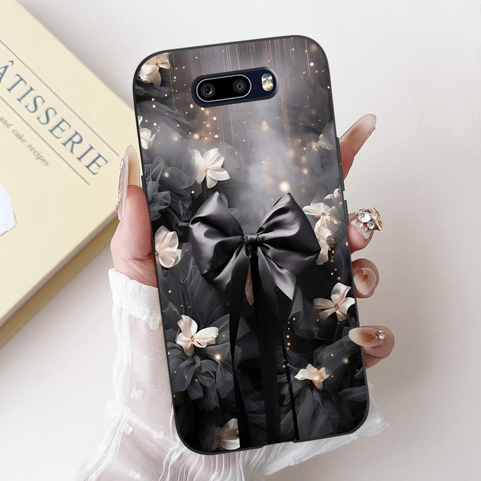 Per LG V50S ThinQ / V50 ThinQ 5G Nuova Carina Custodia per Telefono Floreale a Cartoni Animati Per LG V50 V50S ThinQ Custodia Morbida in Silicone Nero