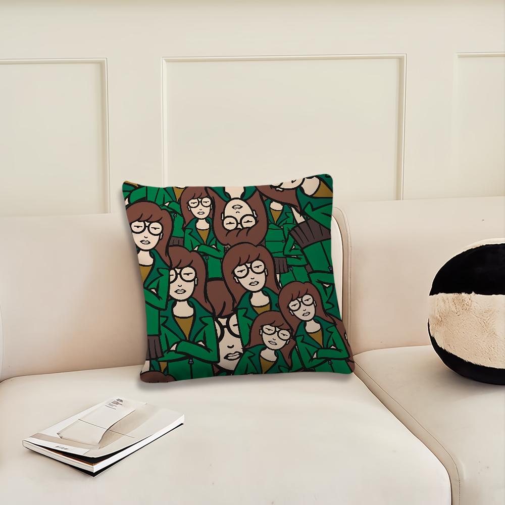 Cartoon D-Daria Fashion cushion cover Living Room Headboard Office Cushion Bedroom Cushion Sofa Nap Time Pillow Case