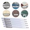 Caiqinlen Scriber, 5-Piece Ceramic Engraver, Center Punch Diamond Marking Pen, Diamond Engraving Pen, Carbide Tip Scriber for Ceramic and Glass