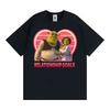 Shrek and Fiona Relationship Goals Meme T Shirt Funny Couples Cartoon T-shirts Humor Cozy Hig