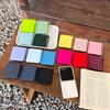 Matte Candy Color Schlanke Hülle für Samsung Galaxy Z Flip 7 6 4 3 zflip Reine Farbe Flüssigsilikon Abdeckung für Samsung flip7