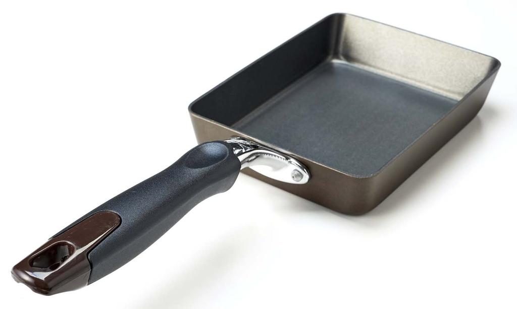 Pearl Metal Egg Roll Frying IH Teflon Basic Hard Carnaze Pan, Compatible, Double-Layer Coating, Coating, H-8767